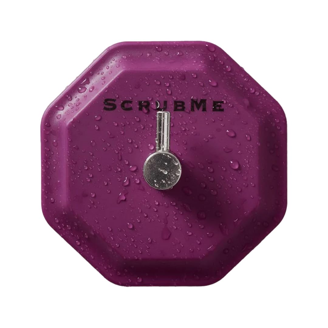 Self Adhesive Wall Hook, Waterproof Stick On Shower Hook, Purple, HookMe