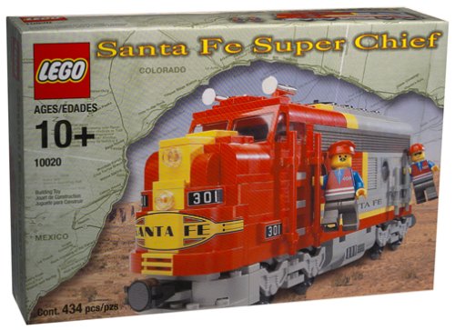 Preisvergleich Produktbild Lego 10020 Santa Fe Super Chief Lokomotive