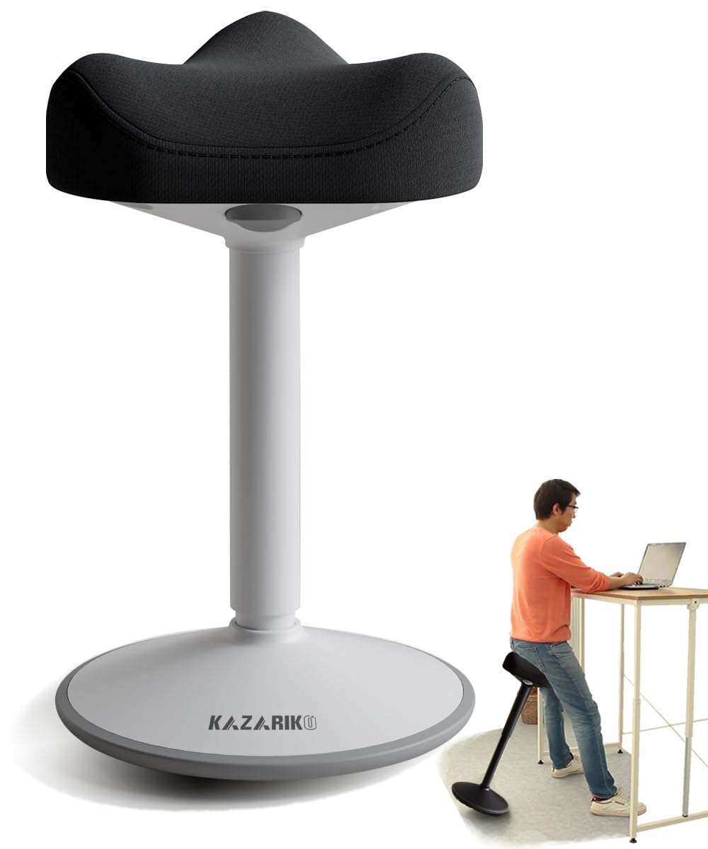 Amazon.co.jp: KAZARIKO 昇降式 スタンディング スツール バランス