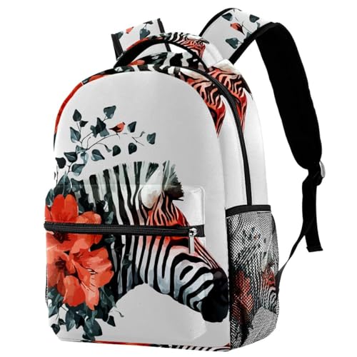 Sac à dos ordinateur portable licorne florale ergonomique contre le mal de dos