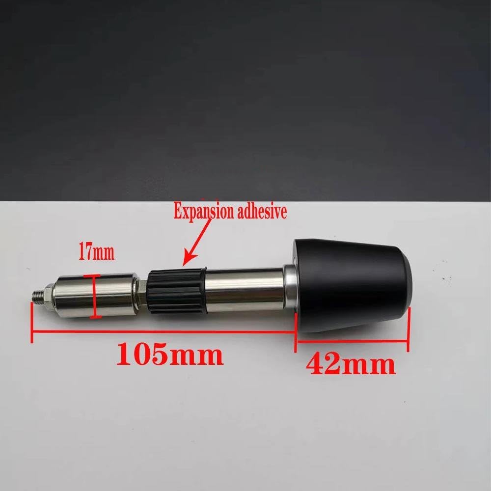 Pesi Slider Manubrio Moto 18mm-22mm Tappi Terminali Barra Impugnatura Accessori | Per Ducati(Argento)