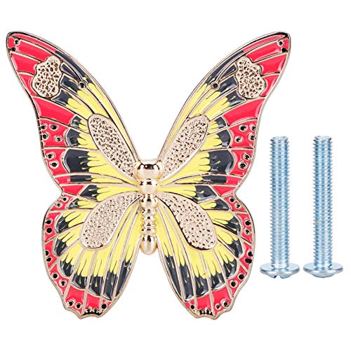 Zinc Alloy Design Cabinet Drawer Wardrobe Handle Knob for Modern Home Decor (3777-32 Gold base pink)