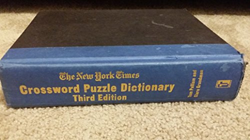 The New York Times Crossword Puzzle Dictionary ... B002LUYZRQ Book Cover