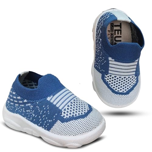 Image of Kids Knitted Slip-on Musical Shoes, Attractive Colors, Breathable Mesh Upper Welcro, Comfortable Stylish.