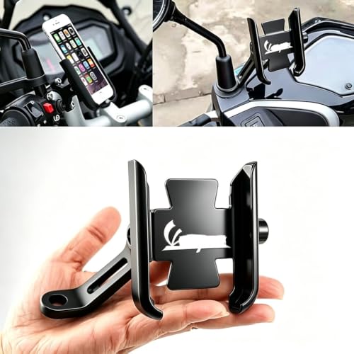 Image of for Vespa LX LXV Sprint GTS GTV 50 150 250 300 300ie Accessories Motorcycle Handlebar Mobile Phone Holder GPS Stand Bracket,Handlebar Black