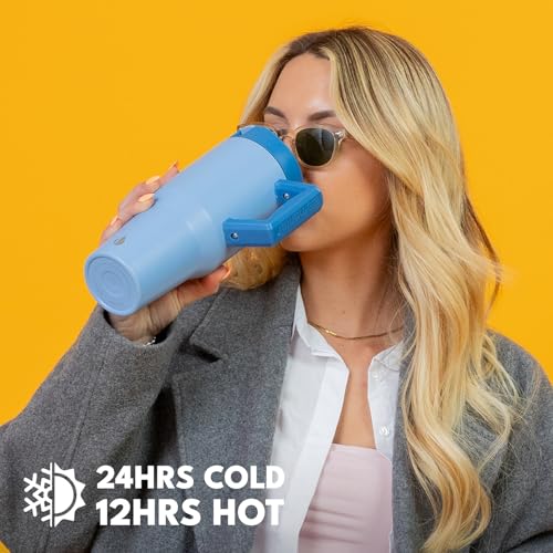 Image of Elemental 100% Leak Proof 32oz Tumbler with Handle & Straw Travel Mug