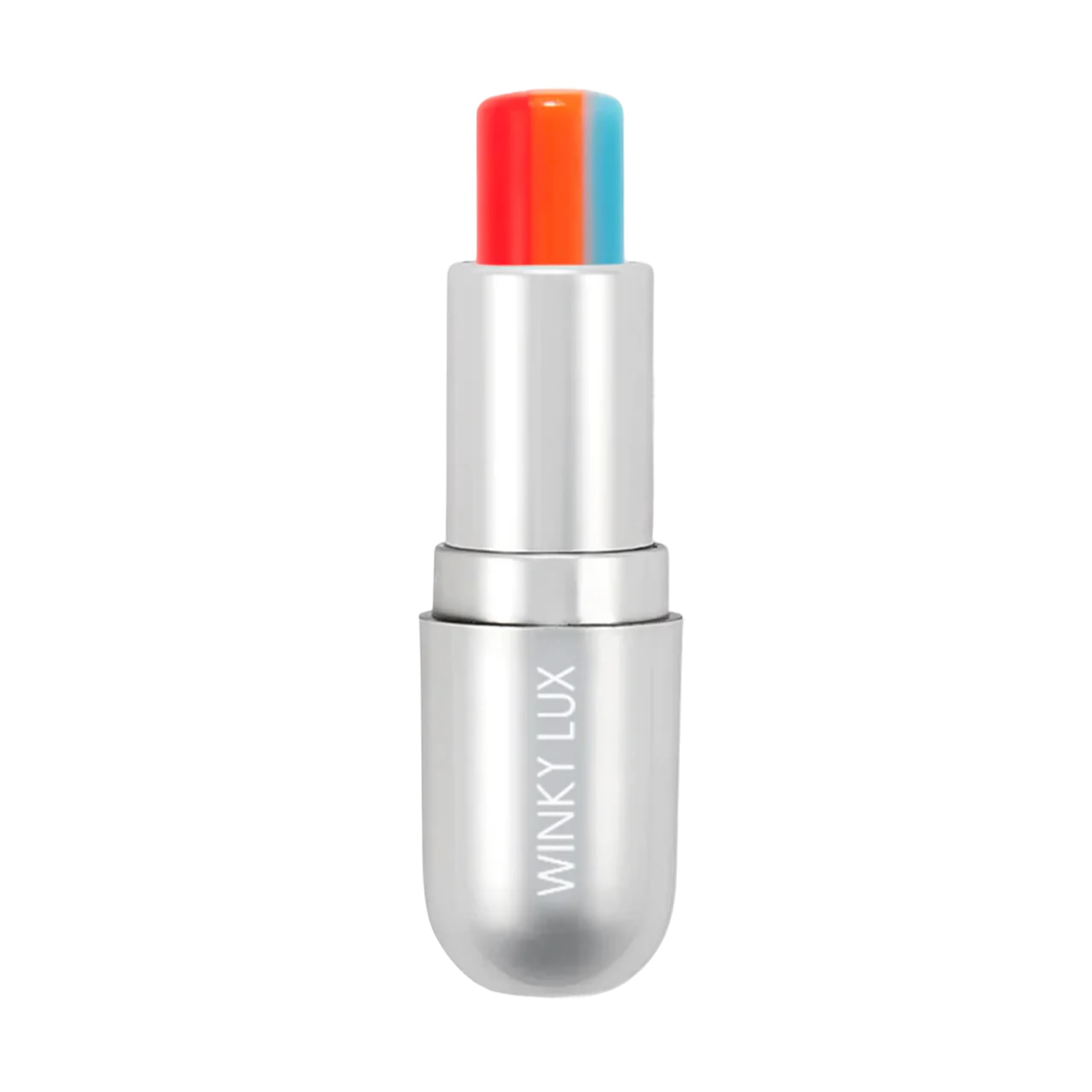Winky Lux Rainbow Tri-Color Tinted Lip Balm – Hydrating Lip Care with Jojoba Oil & Vitamin E, Sheer Pink Tint, Moisturizes and Softens Dry Lips