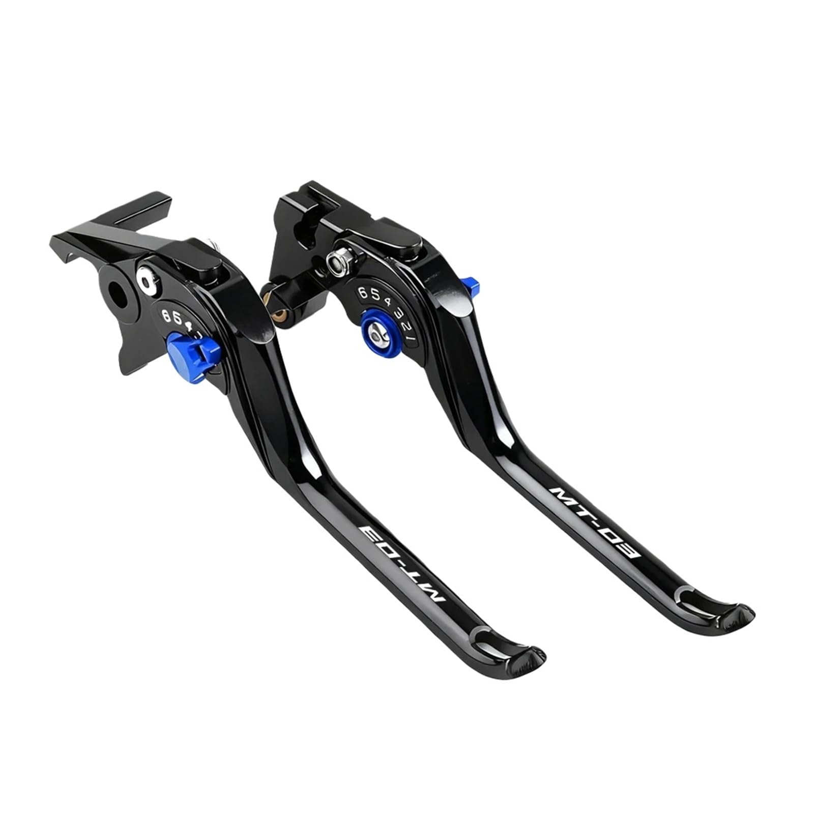 Palancas de embrague sin holguras para Yamaha MT-03 manetas aluminio CNC regulables