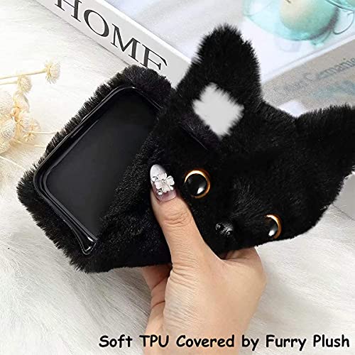 Coque en peluche iPhone 16 Plus cadeau chat mignon pour fille - 6