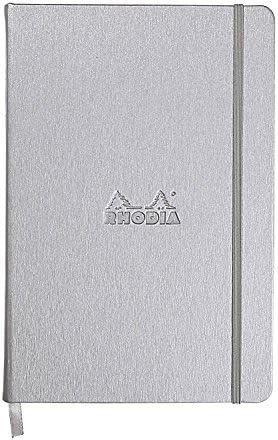 Rhodia Webnotebook, A5, Dot - Silver (118767C)