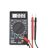 Sienoc DT830D LCD Digital Voltmeter Ammeter Ohm Multimeter With Test Leads Color Black