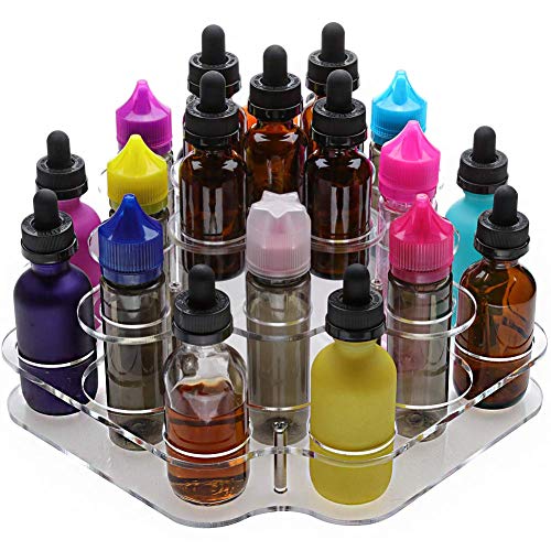 HUIZHU 60ml E-Liquid Bottle Holder E-Liquid Bottle Holders Liquid Bottle Stand Display Stand Holder E-Liquid Bottle Holders Liquid Bottle Stand Display Stand Holder (Acrylic, Size C)
