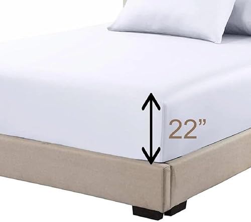 Miniatura 2 de Royal Tradition Juego de sábanas de algodón puro, bolsillos extra profundos (22 pulgadas), 608 hilos, tamaño California King, color gris