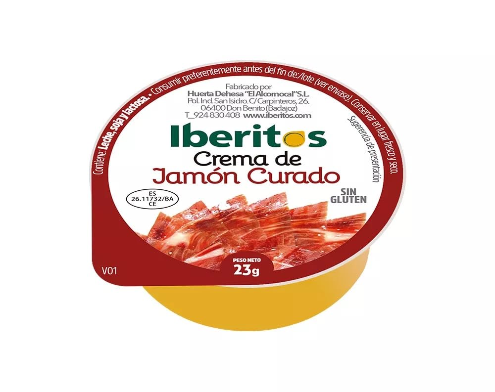 MONODOSIS DE JAMON CURADO 45 UNIDADES IBERITOS GOURMET EXTREMADURA, SIN GLUTEN