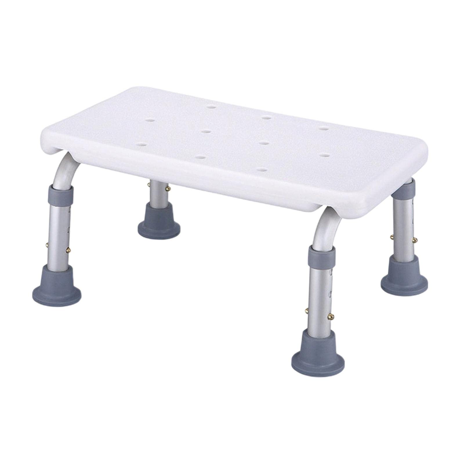 predolo Silla de ducha, taburete de baño con puntas antideslizantes, taburete de ducha ligero ajustable, banco de ducha para niños mayores