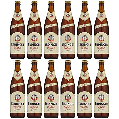 Erdinger Weiss German Craft Beer 500ml Bottle Pack (12)