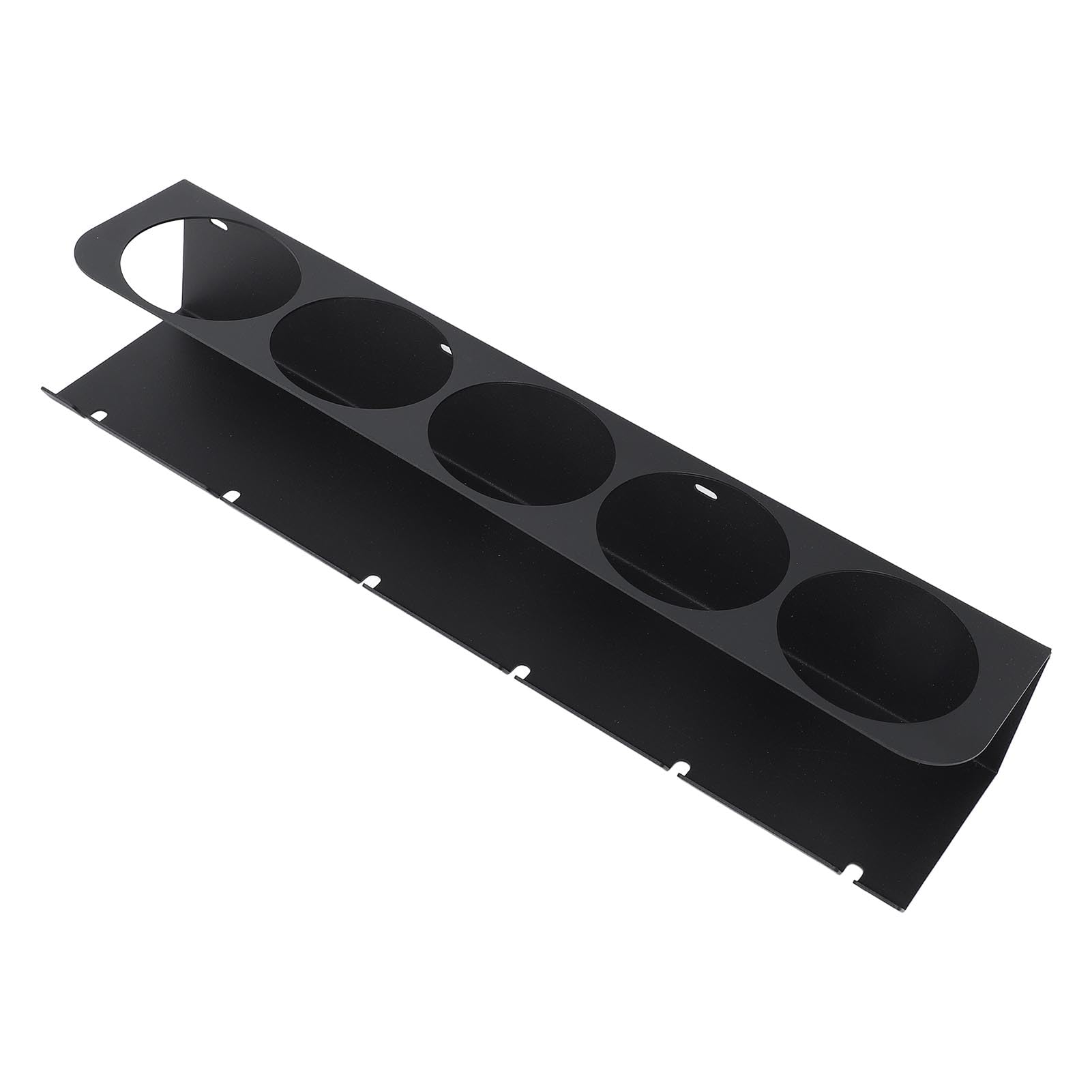 FOSA Carbon Steel Spray Bottle Storage Rack, Wall Mounted Aerosol Rack Organizer with 5 Holes and 6 Slots for Garage