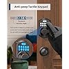 TEEHO Fingerprint Door Lock Set Keyless Entry Door Lock with Handle - Door Knob with Keypad Deadbolt - Smart Locks for Front Door - Auto Lock - No Need App - Easy Installation - Oil-Rubbed Bronze - Image 6