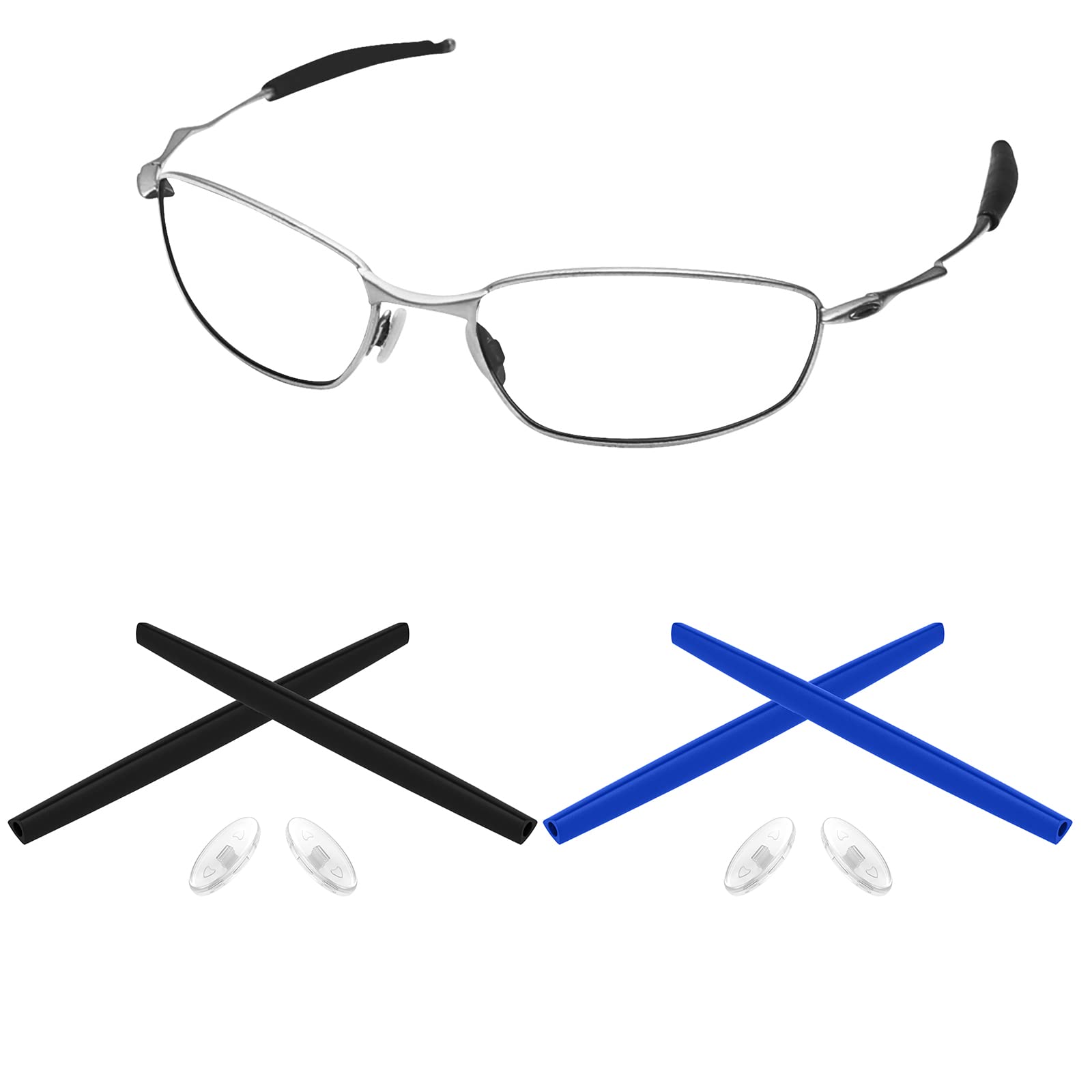 Evita caídas de tus gafas Oakley Whisker con este kit de gomas para orejas y nariz 8