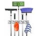 Define Essentials - Mop and Broom Holder, 5 position with 6 hooks garage storage Holds up to 11 Tools, storage solutions for broom holders, garage storage systems broom organizer