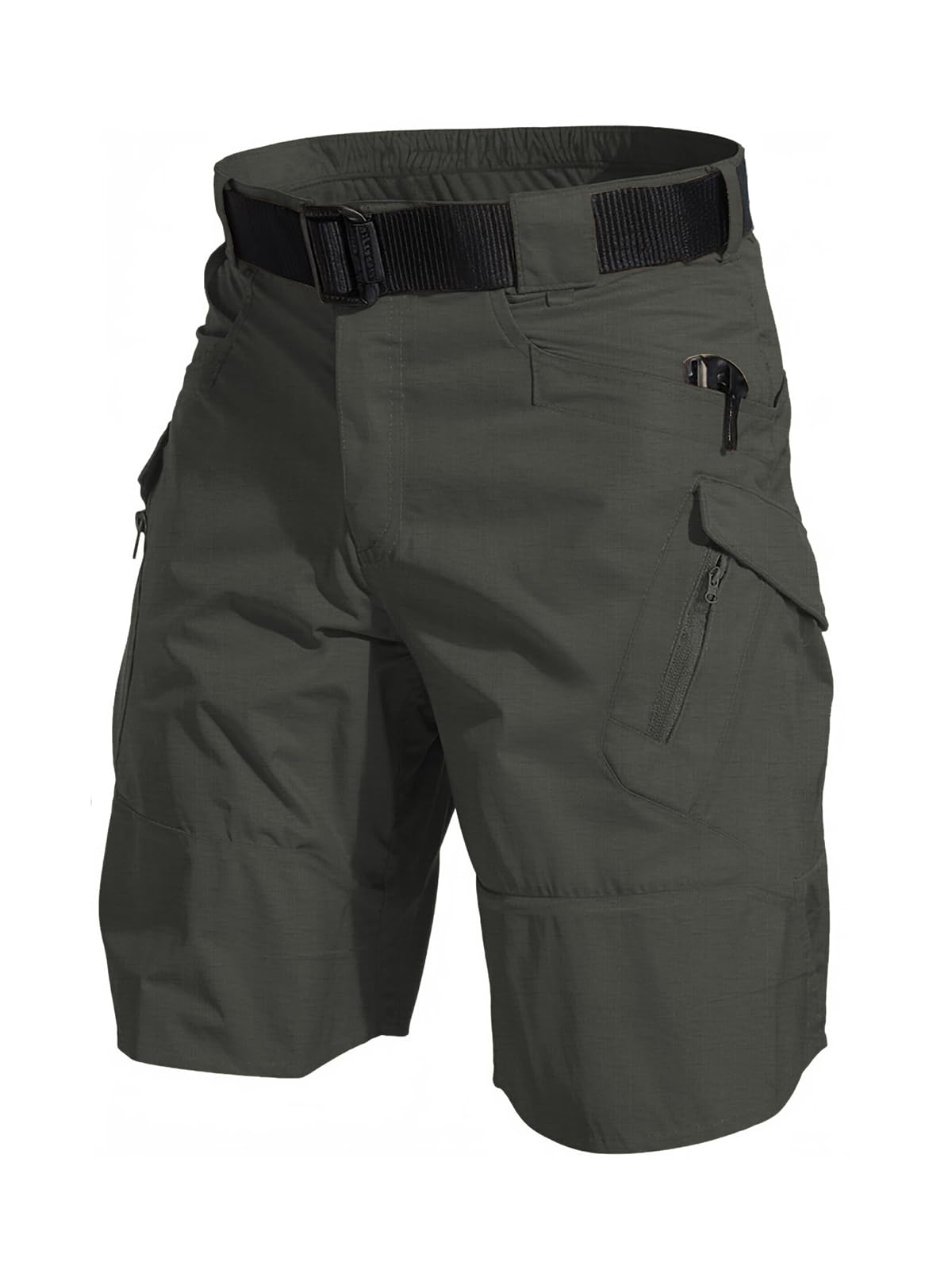 LYRXXX Men's Cargo Shorts for Hiking Work Travel Lightweight Waterproof Tactical Shorts with Multiple Pockets(No Belt)