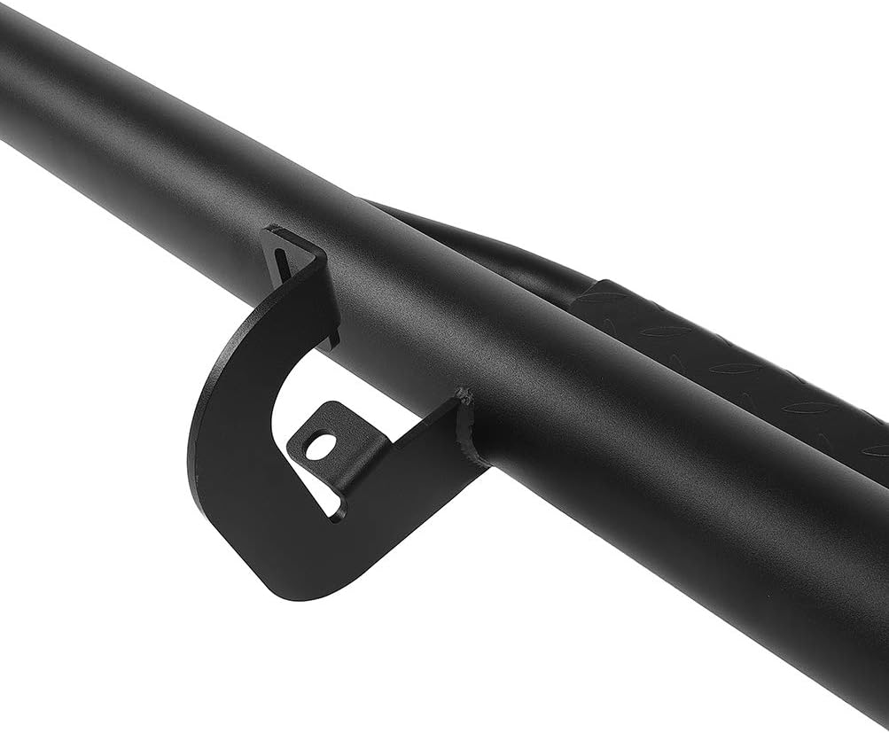 ECCPP Aluminum+ABS Plastic Running Boards Steps Side Step Nerf Bars for 07-18 for Silverado Sierra Crew Cab OE Style (2pcs Running Boards)