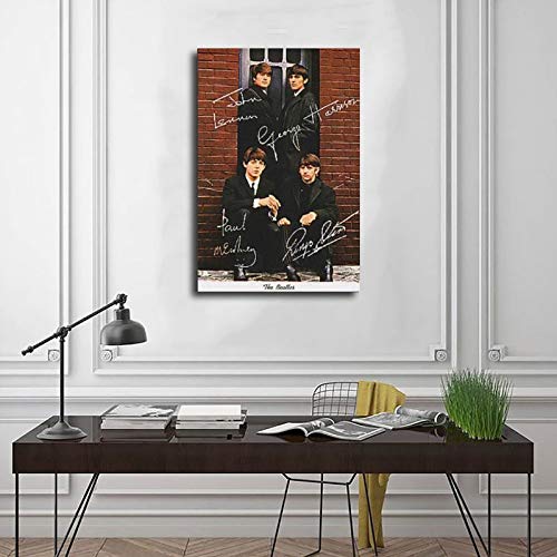 Poster sur toile The Beatles légendaire Rock Band 16 – Décoration de chambre à coucher, de sport, de bureau, de salle… - Les Beatles, Paul McCartney, John Lennon, RIngo Starr, George Harrison Poster sur toile The Beatles légendaire Rock Band 16 - Décoration de chambre à coucher, de sport, de bureau, de salle… – Image 4
