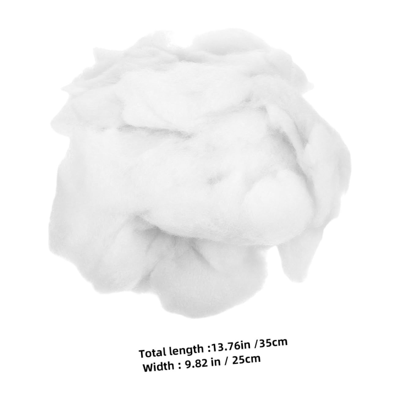 Sewroro 1 Pack 125g Cotton Filling Pillow Fiberfill for Crafts Soft Pillow Stuffing Material Polyester Fiber Fill DIY Sewing Project Stuffed Animals