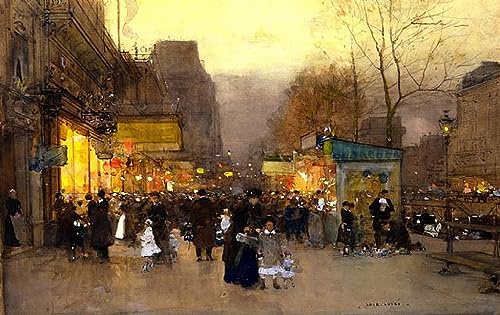 Tableau toile Paris SERENDIPITP pour sublimer un mur vide, art chic 60x90cm