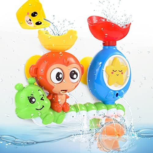 SAITCPRY Monkey Waterfall Bath Toys - Gifts for Kids
