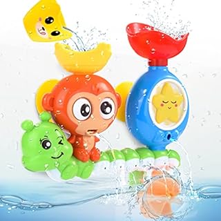 SAITCPRY Monkey Waterfall Bath Toys - Gifts for Kids