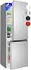 Bomann® Fridge-Freezer KG 320.2 143 cm High Fridge-Freezer with 175 Litre Capacity 3 Shelves and 3 Drawers Door Stop Replaceable Quiet Fridge-Freezer 39 dB Inox [Energy Class E]