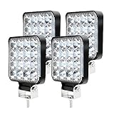 ✨【Materiale di alta qualità】La luce da lavoro è realizzata in lega di alluminio, che è leggera e resistente, anti-caduta e antivibrazione. Luci a LED a lunga durata, il tempo di utilizzo può raggiungere più di 50.000 ore