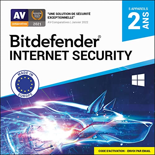 Bitdefender Internet Security 2023 | 5 appareils | 2 ans | PC |