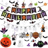 ハロウィン 飾り付け ガーランド ハロウィン 装飾 豪華66点 フルセット Halloween 壁掛け オーナメント セットパーテイー小物