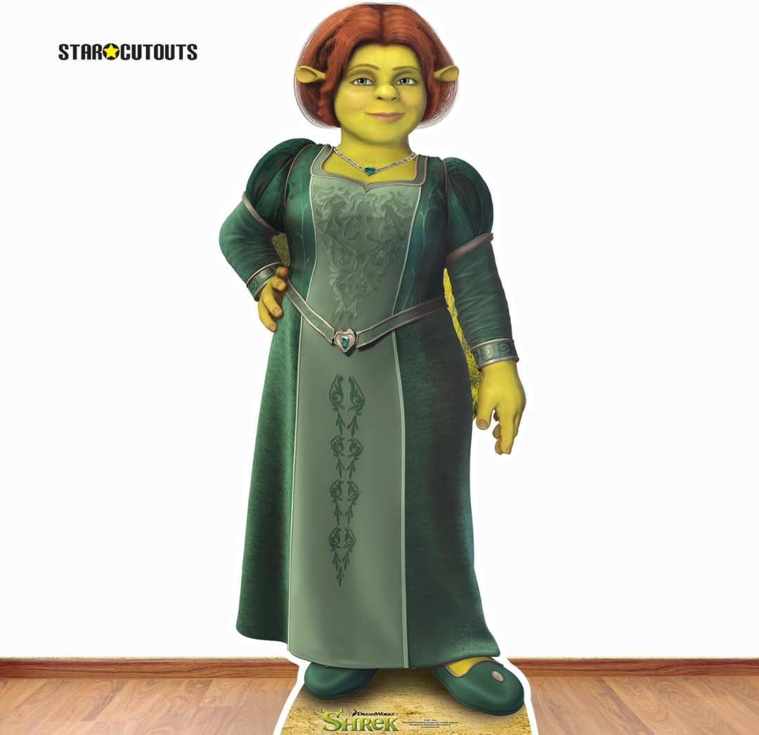 Star Cutouts Ltd SC786 Fiona Offical Lifesize Cardboard Cutout Shrek Party Decoration & Fun Gift Height 160cm