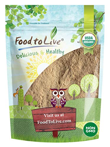 Food to Live Organic Lucuma Powder 8oz, Non-GMO, Vegan