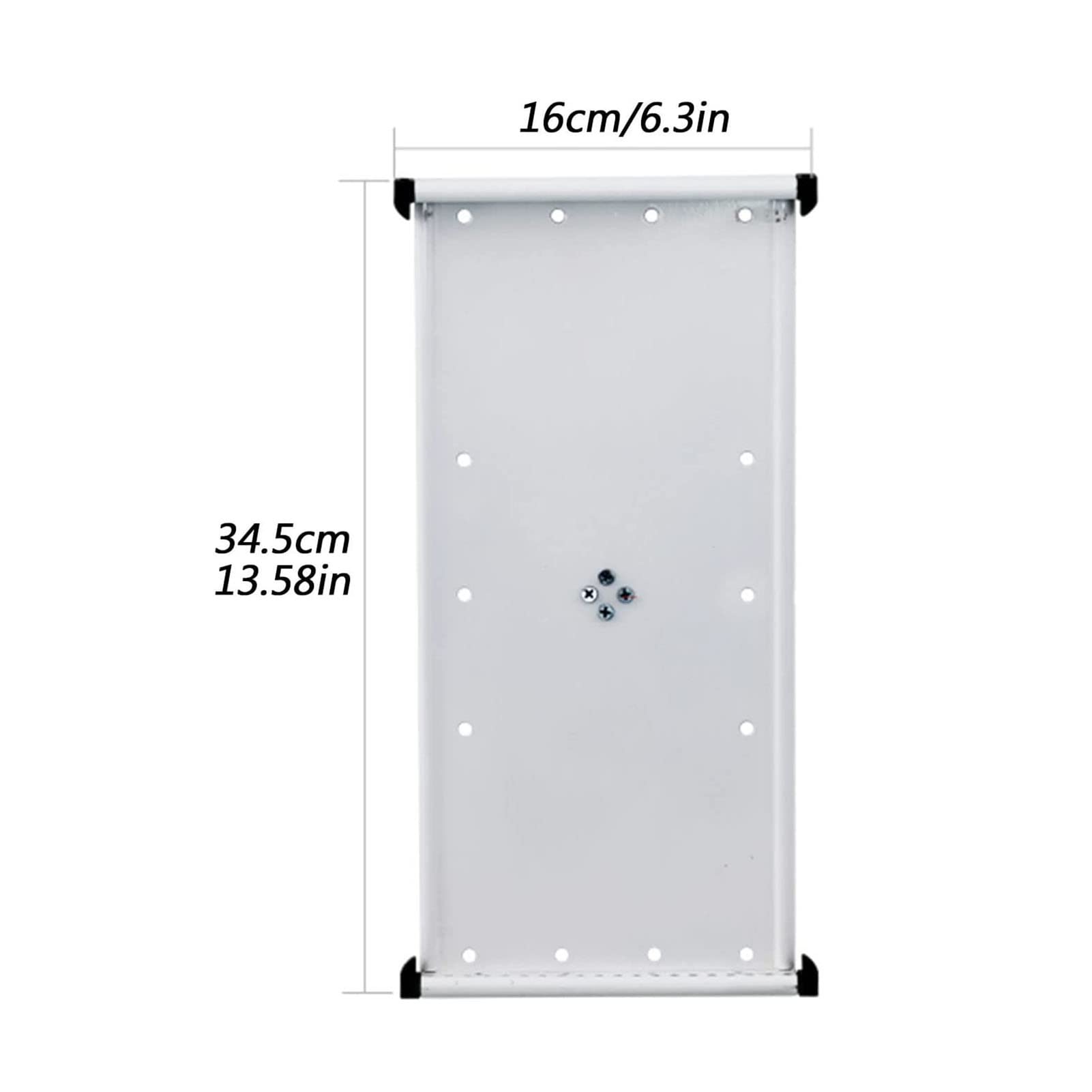 Wand-Schautafelsystem mit 20 Seiten, Wandmontage, Klapp-Aktenhalter, Schreibtisch-Dokumentenhalter für A4-Dokumente, ideal für Büro und Zuhause (weiß)