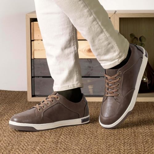 Image of Jousen Men's Fashion Sneakers Classic Retro Casual Shoes for Men Breathable Business Dress Sneaker