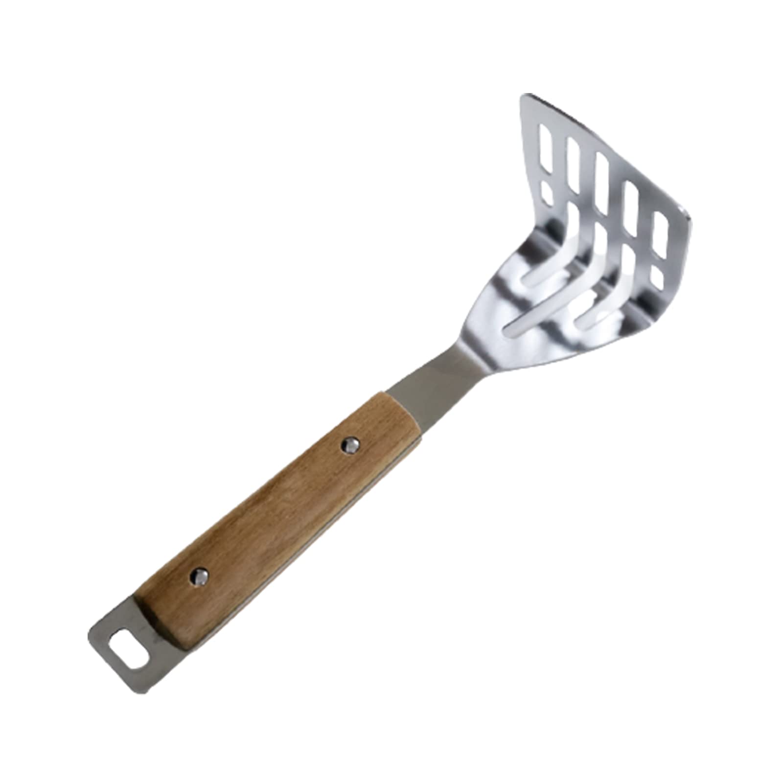 Buxuaaaa Stainless Steel Kitchenware Cooking Utensils Non-stick Cookware Ergonomics Wooden Handle Kitchen Cooking Tool Household Kitchen Cookware Stainless Steel with Handle