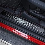 Autobro for Land Rover Discovery Sport 2015 2016 2017 2018 2019 Black Stainless Steel Door Sill Scuff Plate Insert Trim