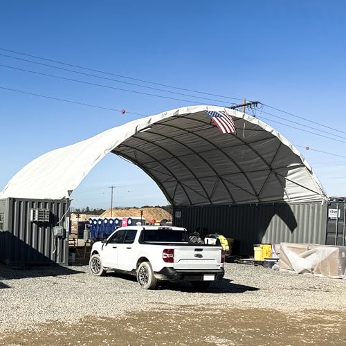 Chery Industrial 40x40ft Shipping Container Canopy Shelter...