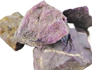 HXSCOO 100g Healing Stones Rough Purple Quartz Rare Stone Mineral Specimens Decoration for Home Decorations for Aquarium
