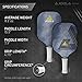 JOOLA Essentials Performance Pickleball Paddle with Reinforced Fiberglass Surface and Honeycomb Polypropylene Core, Blue