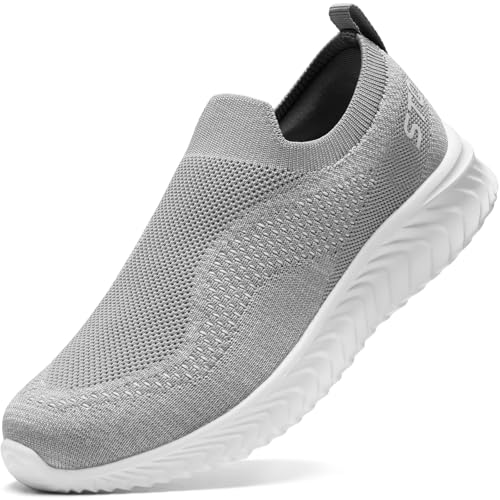 STQ Sneakers Damen Memory Foam Turnschuhe Slip on Laufschuhe Bequeme Leiche...