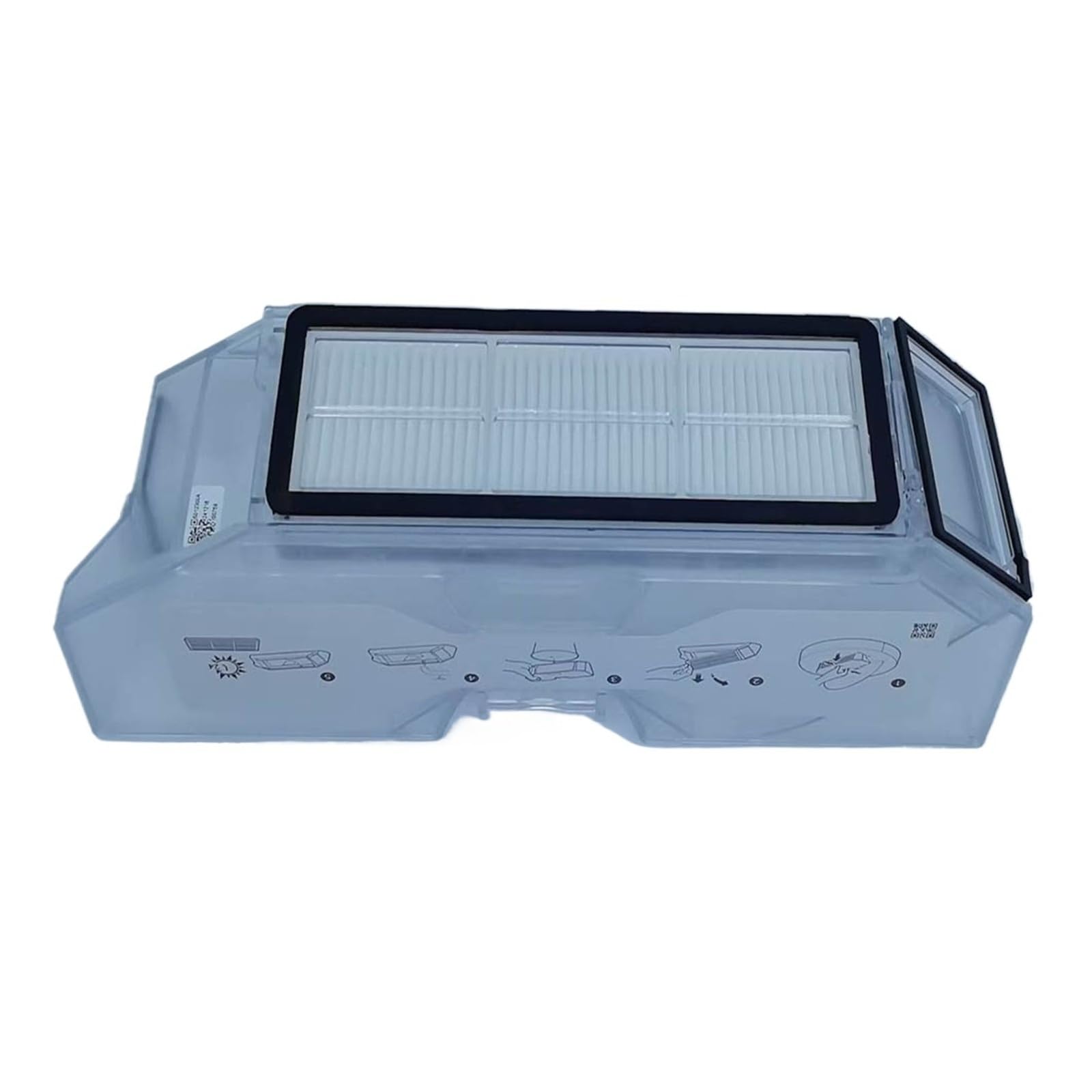 Shiketong Vacuum Cleaner Dust Box Accessories, Compatible For Roborock，Q Revo Curv Dustbin Spare Parts For QRevo Edge Robot