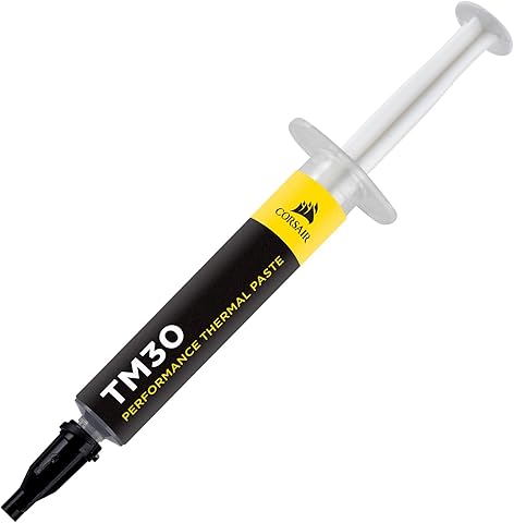 Corsair TM30 - CPU/GPU Pasta térmica (De Alto Rendimiento, Base de óxido Zinc Premium), 3 Gramos