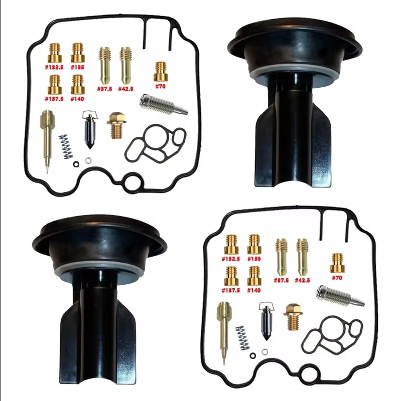 Kit di riparazione carburatore MONSTER 600 MONSTER 750 MONSTER 900 con galleggiante, membrana Aircut e assemblaggio per ricostruzione (kit di riparazione, galleggiante)