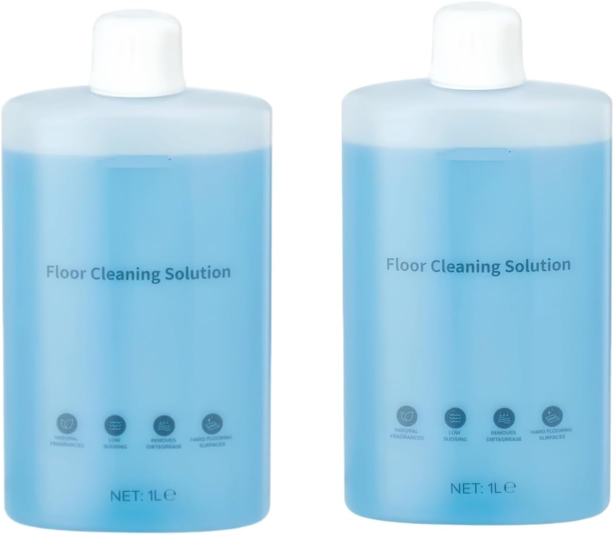 Multi-Surface Floor Cleaning Solution 1L, Compatible With Roborock Saros 10/10R/Z70, Q5 Pro/Q7/Q8/Q10, S7/S8, Qrevo Series, QV Series2pcs