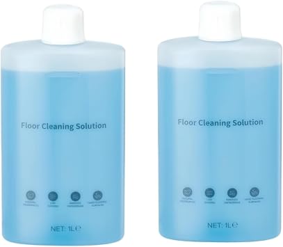 Multi-Surface Floor Cleaning Solution 1L, Compatible With Roborock Saros 10/10R/Z70, Q5 Pro/Q7/Q8/Q10, S7/S8, Qrevo Series, QV Series2pcs